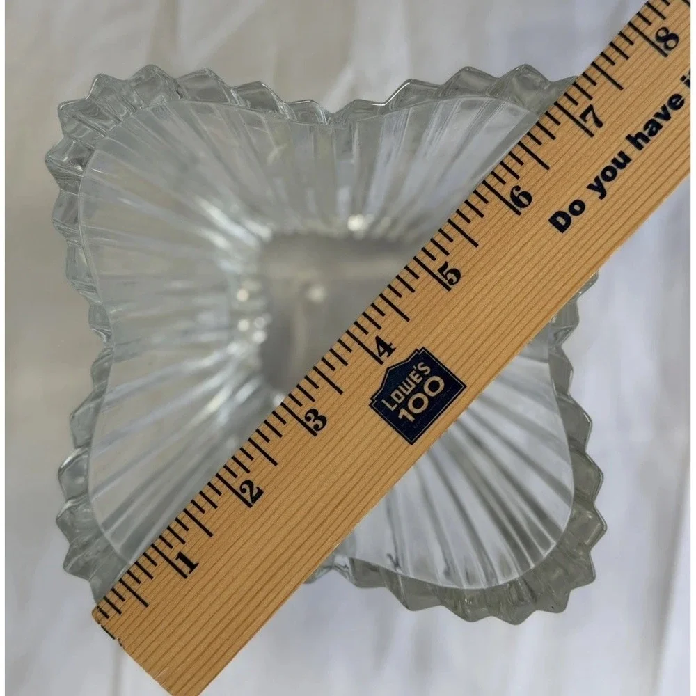 Vintage Discontinued Lydia by Mikasa Crystal Tulip Bowl 7 1/4‎ Inches